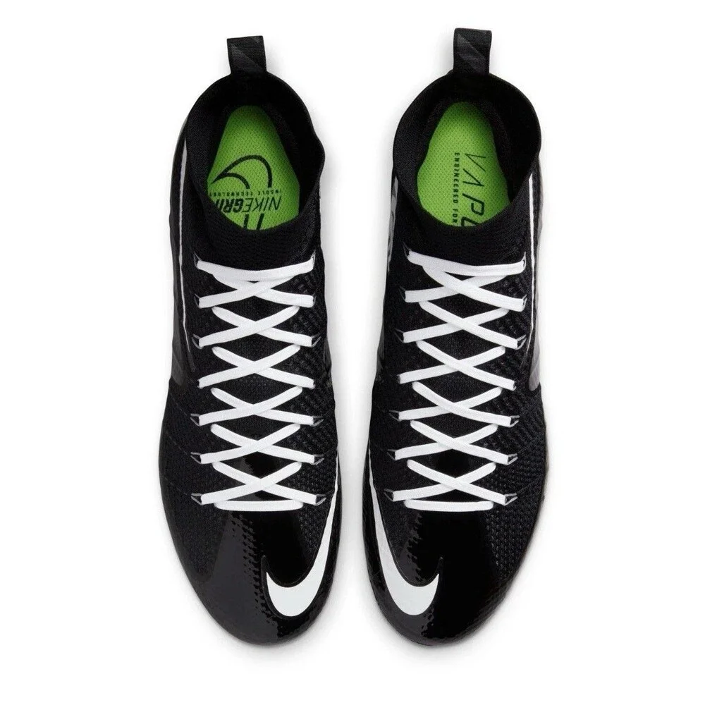 Mens Sz 6 Nike Vapor Edge 360 Untouchable Football Cleats Black White